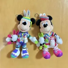 ミッキー ミニー 2022年 イースター ぬいぐるみバッジ