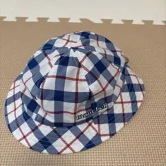 キッズ mont bell モンベル チェック柄 帽子