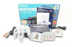 nintendo 64 本体NUS-001 任天堂 本体 箱付き　ソフト　美品