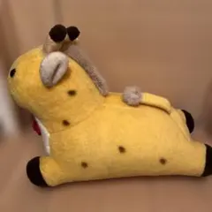昭和レトロ キリン ぬいぐるみ ヴィンテージ 当時物 赤い蝶ネクタイ 希少 昭和レトロ キリン ぬいぐるみ ヴィンテージ 当時物 赤い蝶ネクタイ