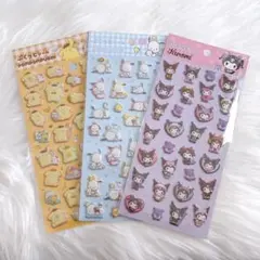 ぷくっとシール サンリオ ポムポムプリン クロミ ポチャッコ