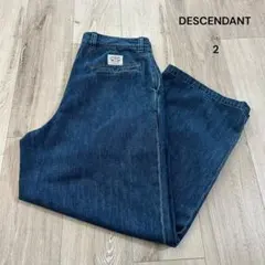 DESCENDANT デニム スラックス トラウザー 2 SF WIDEのサムネイル