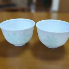 有田焼、光峰作、白磁、湯飲み、2個セット