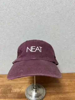 NEAT ロゴ キャップ バーガンディ 47キャップ