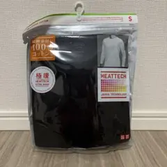 サイズSヒートテックコットンワッフルクルーネックT九分袖エクストラウォーム