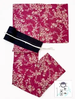 竺仙 松煙染 呉服店別注 一点物 マゼンタ 浴衣 小紋 - メルカリ