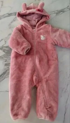 【80サイズ】ジャンプスーツ　リバーシブル　キムラタン