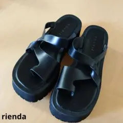 【値下げ】rienda リエンダ　プラットフォームトングサンダルのサムネイル