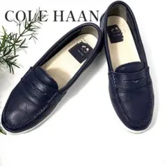 美品⭐️COLE HAAN ブルー/ナンタケット ローファー　25.5㎝