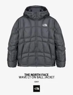 【国内未発売 韓国限定】ノースフェイス　ダウン　wave lt ブラック　グレー