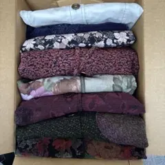 ミセス 多色花柄トップス 8枚まとめ売り