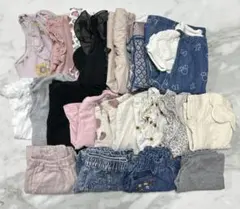 半袖　ワンピース　半ズボン　夏服　女の子　 90 95 まとめ売り