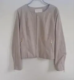 PROPORTION プロポーションボディドレッシング　ブルゾン　ノーカラー