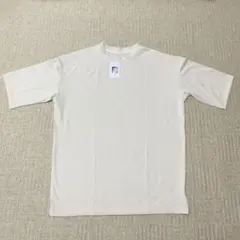 メンズ Tシャツ 半袖 ゆったり カジュアル アイボリー　3XL