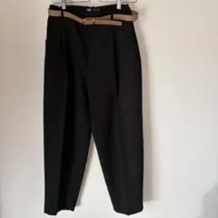 ZARA ブラック スラックス 26