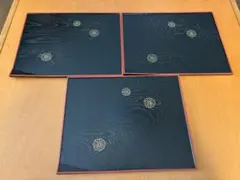 輪島塗　折敷 卓上膳 プレート　3枚セット