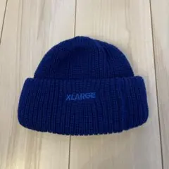 XLARGE ネイビー ニット帽 ビーニー