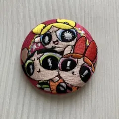 パワーパフガールズ 刺繍缶バッジ