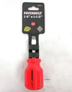 [신제품] 파워빌트 (PowerBuilt) 플랫헤드 스크루드라이버 스태빌라이저 90mm