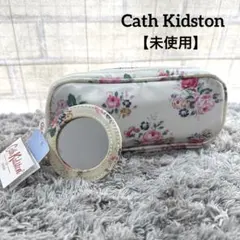 【未使用】 Cath Kidston キャスキッドソン PVC ポーチ ミラー付