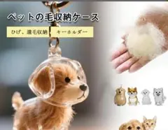 遺毛ケース　ポメラニアン　メモリアルキーホルダー　メモリアルグッズ　遺毛入れ