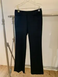 INDIVI 【SETUP可能/洗える/日本製】麻調ストレッチテーパードパンツ