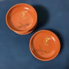 k o b aさま　専用　輪島塗　蒔絵　沈金塗　桐に鳳凰紋　菓子鉢　銘々皿　5客