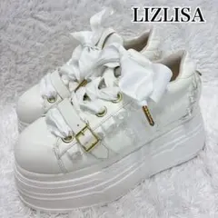 LIZLISA ビジューベルト厚底スニーカー - メルカリ