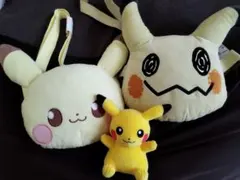 ピカチュウ ミミッキュ ショルダーバックぬいぐるみセット