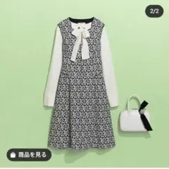 Rene　フラワージャガード　ワンピース　34