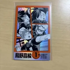 烏野高校1年　ハイキュー!!　ゴミ捨て場の決戦　キラキラカード 公開記念　特典