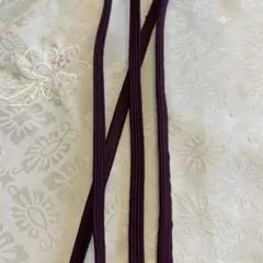 紫色の帯締め