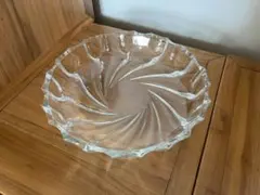 昭和レトロ　ガラス大皿