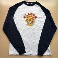 XLARGE 長袖Tシャツ L ホワイト/ネイビー