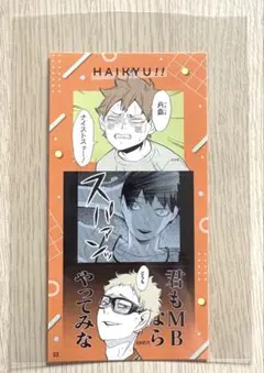 ハイキュー ステッカー 烏野 1年