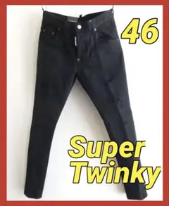 SUPER TWINKY サイズ46 新品未使用 DSQUARED2 ブラック - メルカリ