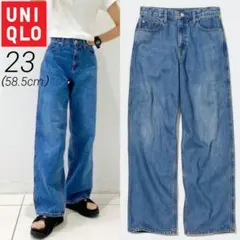 UNIQLO　バギージーンズ　ワイド　ストレート　デニム