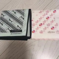 バーバリー　セリーヌ　ハンカチセット