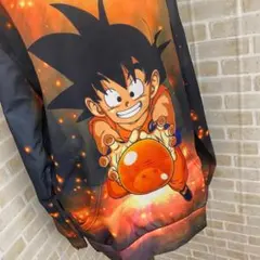 【アニメ】 ドラゴンボール パーカー 孫悟空 かめはめ波打てる 送料無料