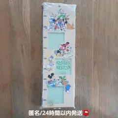 フジカラー　 木製　ミッキー＆フレンズ 身長計　フォトフレーム ミッキーマウス