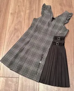 新品未使用！メゾピアノ ワンピース120cm 秋冬春用 黒