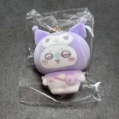 【新品未開封】ちいかわ × サンリオ フロッキーマスコット クロミ モモンガ