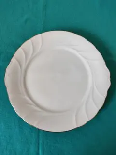【昭和時代】NARUMI Fine China 楕円皿 金彩 ホワイトのサムネイル