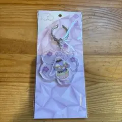 スティッチ アクリルキーホルダー（パステルパープル）　ディズニー100周年記念