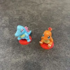 ポケモン ミニフィギュア ワニノコ ヒトカゲ 2体セット