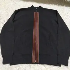 ポールスミス　フルジップ　ニット　ジャケット　　カーディガン　マルチストライプ
