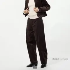 UNIQLO コーデュロイカーブパンツ ブラウン