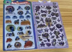 パペットスンスンうるちゅるポップシール、マジカルボンボンドロップシールのセット