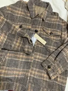 ブラウン系チェック 3L ジャケットアウター