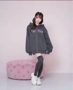 RoseMuse 3d logo zip hoodie パーカー ロゼミューズ - メルカリ